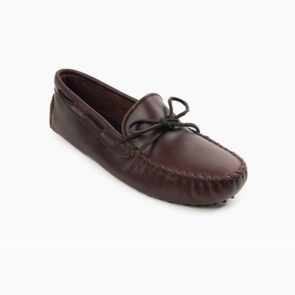 Minnetonka Moccasin Dark Brown Classic Driver
